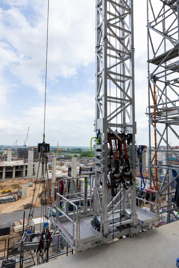 scaffolding temp vertical access
